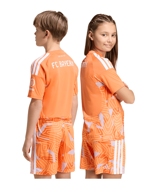 adidas FC Bayern München Torwarttrikot 2026/2027 Kids Orange - orange