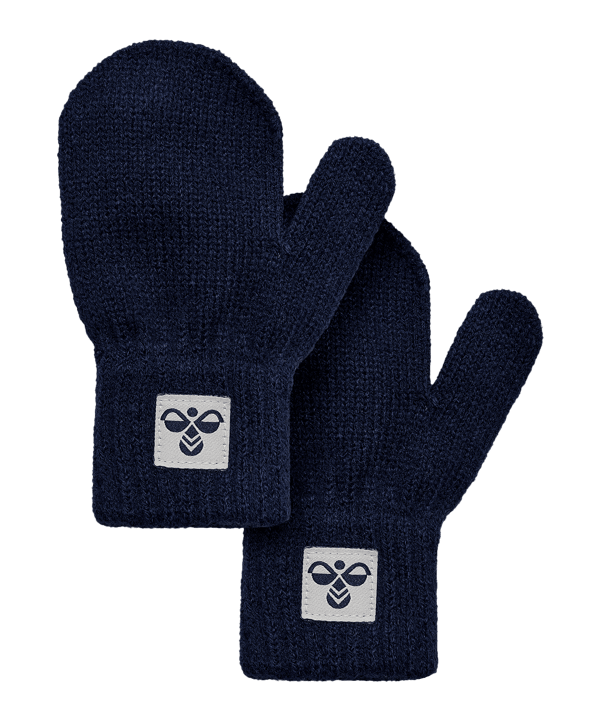 Hummel Mini Knit 2-Pack Handschuhe Kids Blau F7459 - blau