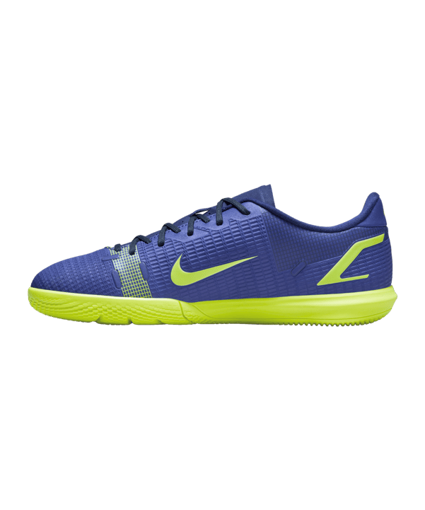 Nike Mercurial Vapor XIV Recharge Academy IC Kids Blau Gelb F474 - lila