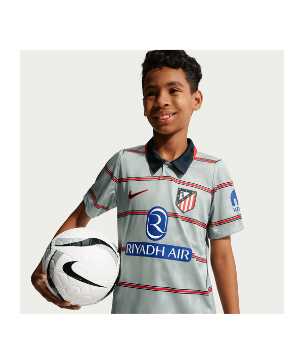 Nike Atletico Madrid Trikot 3rd 2026/2027 Kids Grau F087 - grau