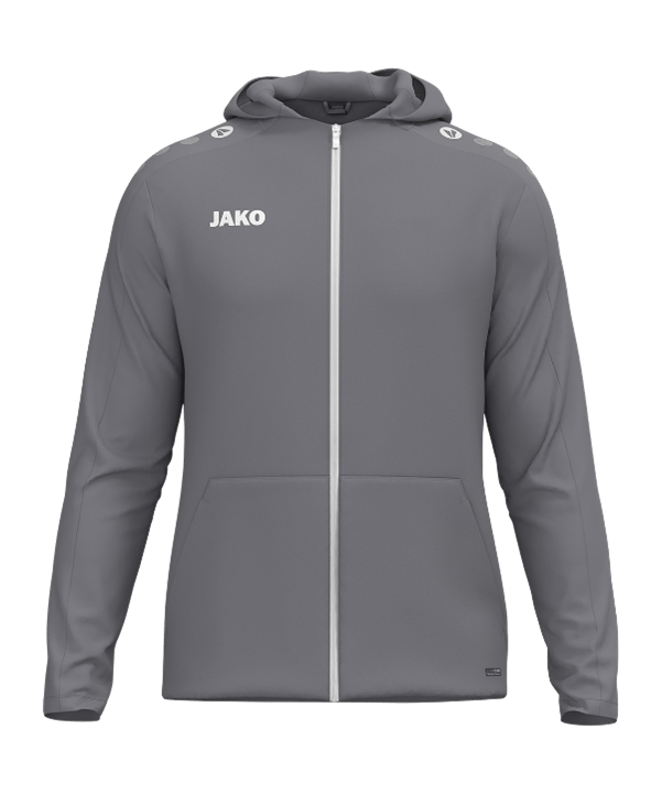 JAKO One Kapuzenjacke Kids Grau F825 - grau