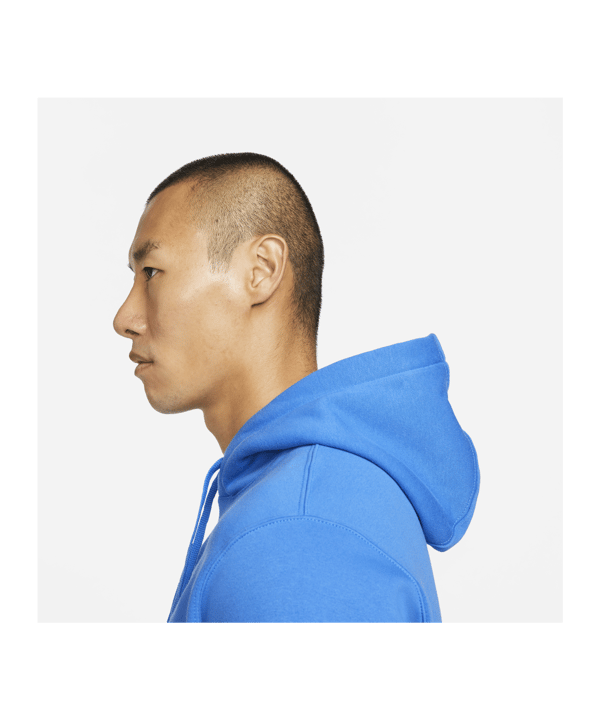 Nike Club Fleece Hoody Blau Weiss F403 - blau