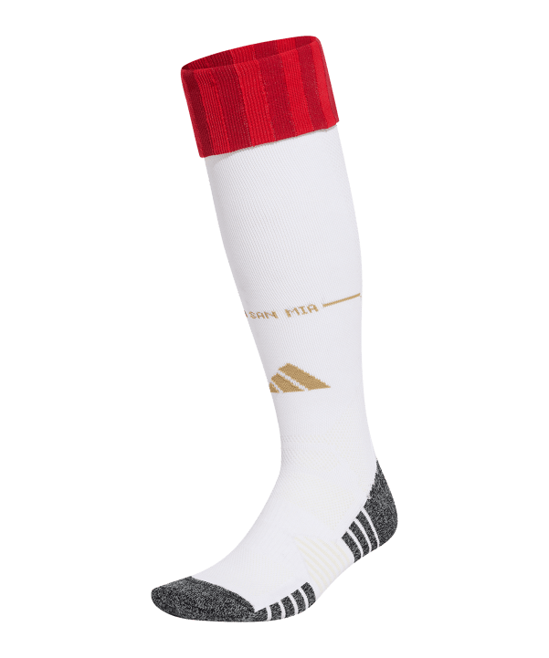 adidas FC Bayern München Strumpfstutzen Home 2026/2027 Weiß - weiss