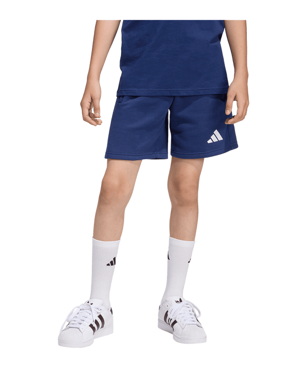 adidas Entrada 26 Short Kids Dunkelblau - blau