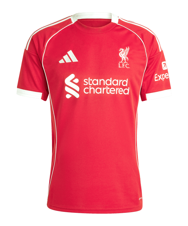 adidas FC Liverpool Trikot Home 2025/2026 Rot - rot