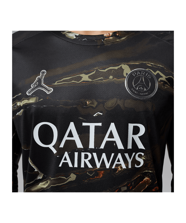 Nike Paris Saint-Germain Stadium Trikot Langarm Schwarz F011 - schwarz