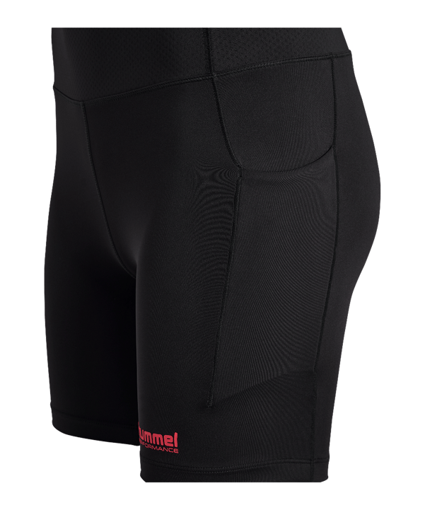Hummel Hiit Intensity Hw Short Tight Damen Schwarz F2001 - schwarz