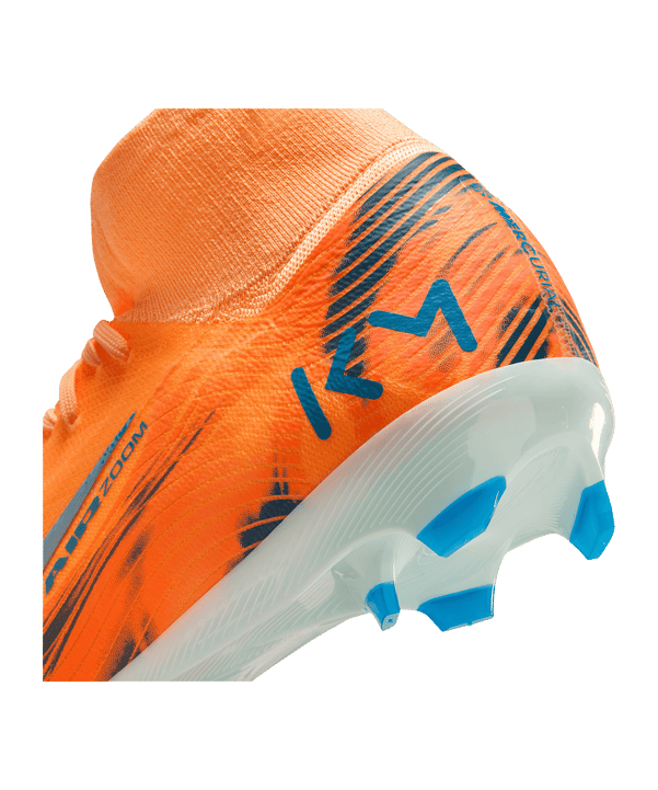 Nike Air Zoom Mercurial Superfly X Pro FG Kylian Mbappe Signature Orange F801 - orange