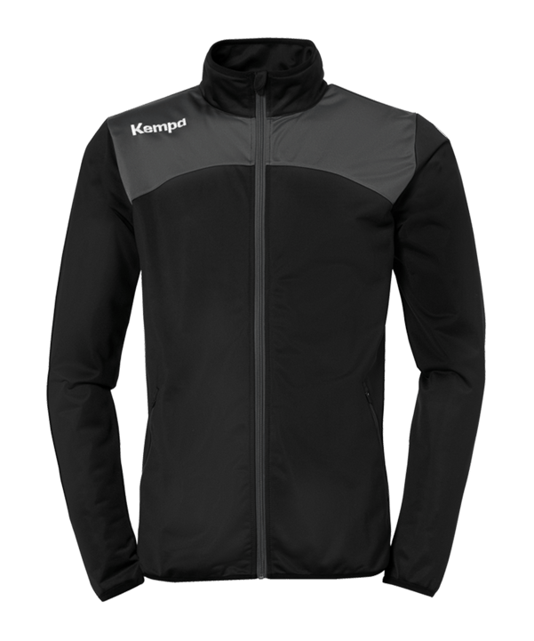 Kempa Emotion 2.0 Poly Full Zip Jacke Schwarz F01 - schwarz