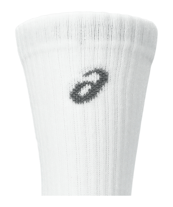 ASICS 3 Pack Crew Socken Weiß - weiss