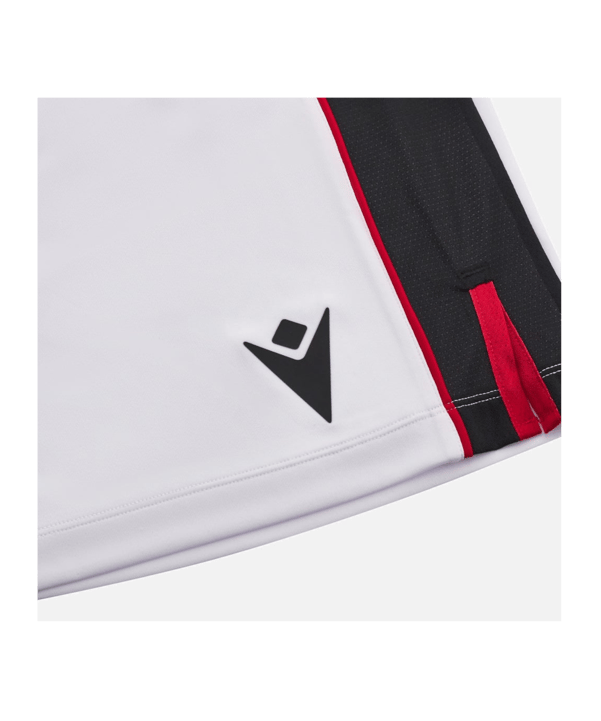 Macron Albanien Short Away 2023 Weiss - weiss