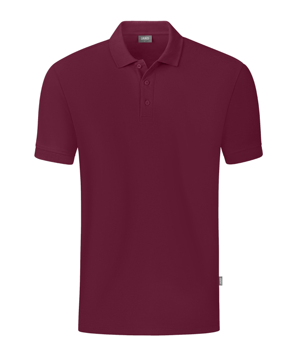 Jako Organic Polo Shirt Kids Braun F130 - rot
