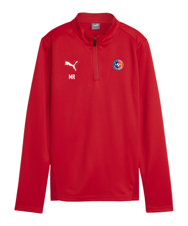 PUMA teamGOAL Training 1/4 Zip Sweatshirt Damen  Rot F01