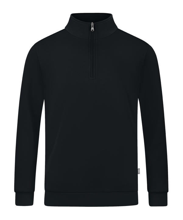 Jako Organic Ziptop Schwarz F800 - schwarz
