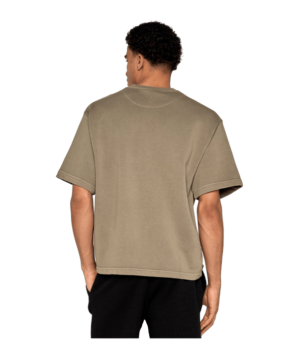 Urban Classic Heavy Washed Boxy T-Shirt Grün - gruen