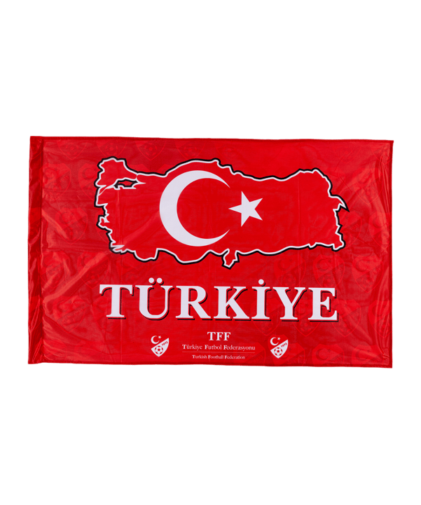 Türkei TFF Fahne 120x80cm EM 2024 Rot - rot