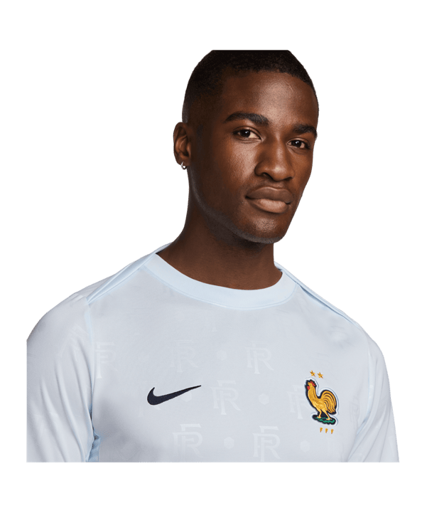 Nike Frankreich Prematch Shirt EM 2024 Blau F415 - blau