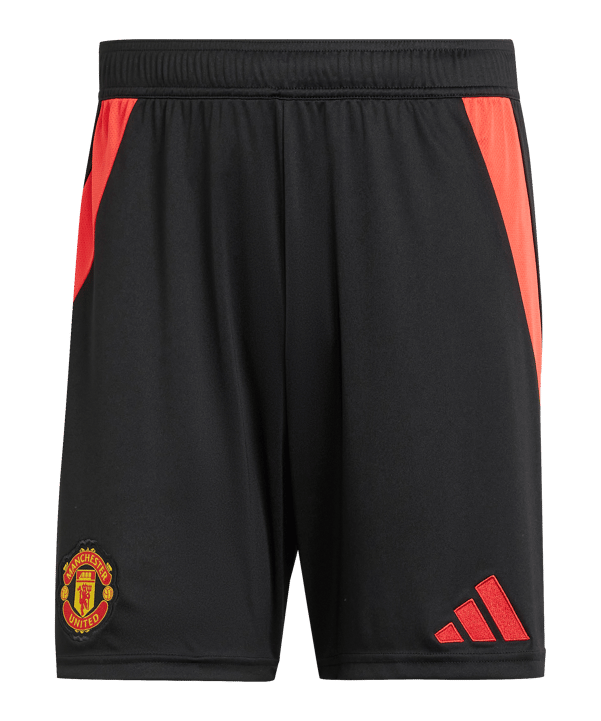 adidas Manchester United Short Home 2024/2025 Schwarz - schwarz