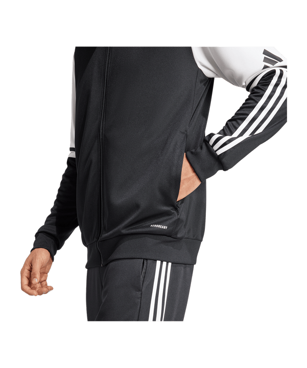 adidas Squadra 25 Kapuzenjacke Schwarz - schwarz