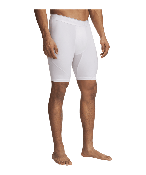 Under Armour HG Elite Long Short Weiß F100 - weiss