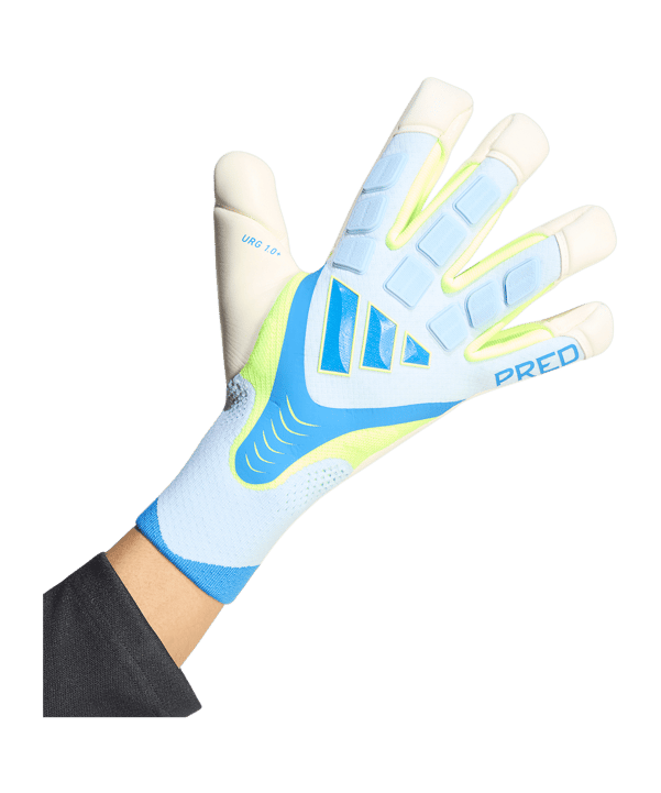 adidas Predator Pro Hybrid Cut Torwarthandschuhe Blau - blau