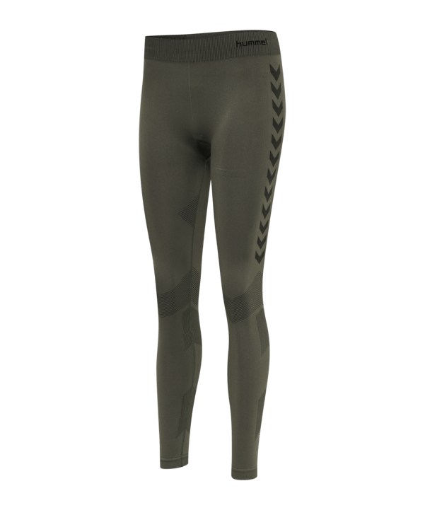 Hummel hmlFIRST Seamless Tight Damen Khaki F6084 - khaki