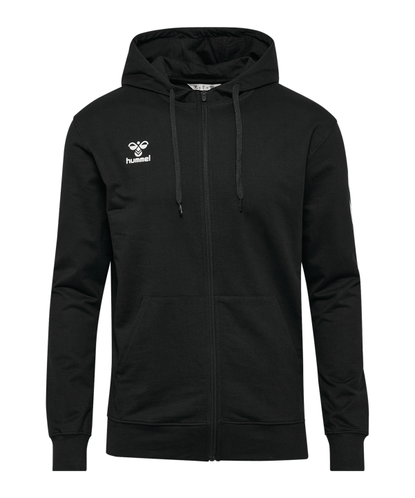 Hummel Go 2.0 Chevron Kapuzenjacke Schwarz F2001 - schwarz