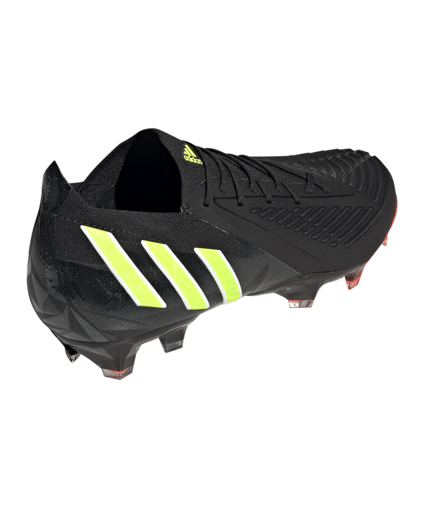 adidas Predator EDGE.1 L FG Shadowportal Schwarz Gelb - schwarz