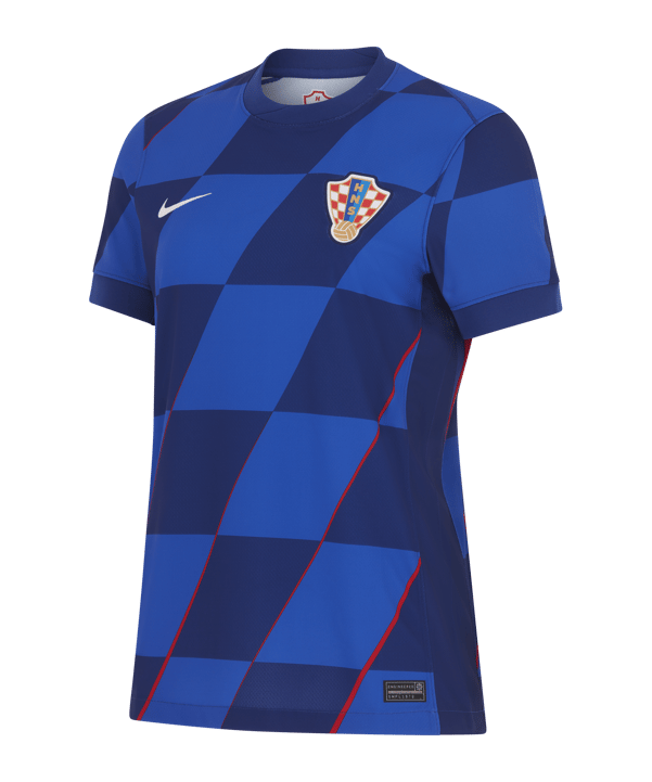 Nike Kroatien Trikot Away EM 2024 Damen Blau Weiss  F405 - blau