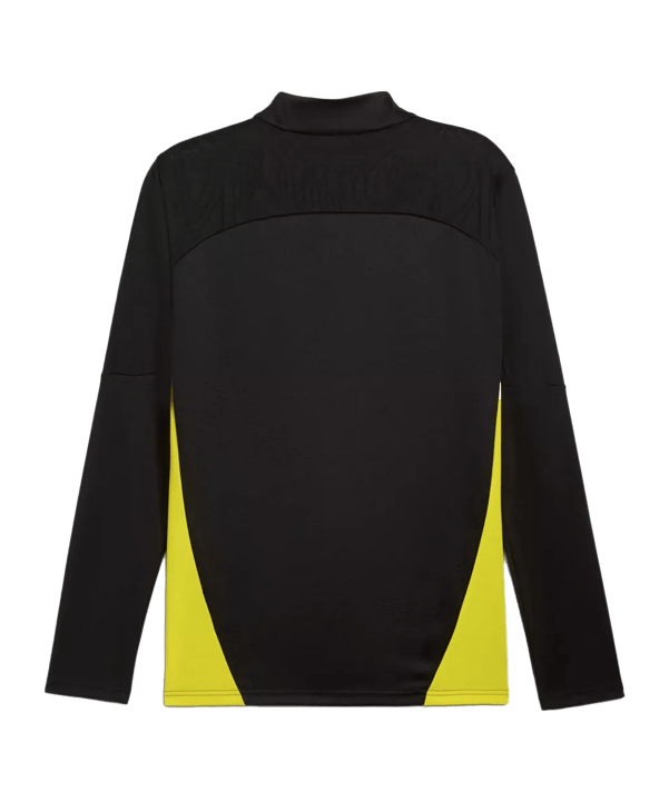PUMA BVB Dortmund 1/4 Zip Sweatshirt mit Sponsor Schwarz F02 - schwarz