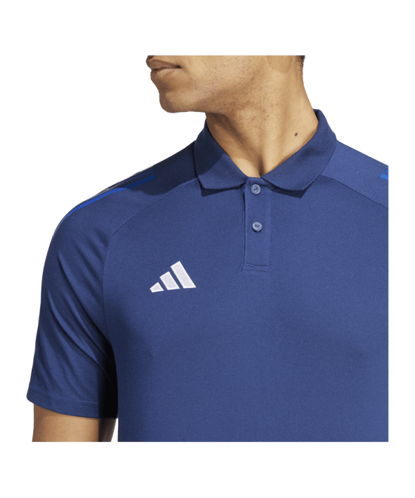 adidas Tiro 24 Competition Poloshirt Blau - blau