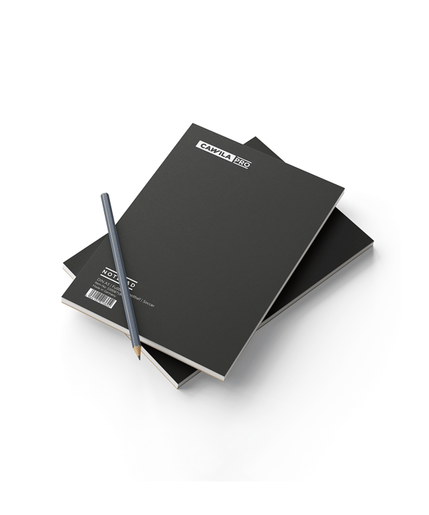 Cawila PRO 50 Blatt A5 Notepad Lehrblock Weiss - weiss