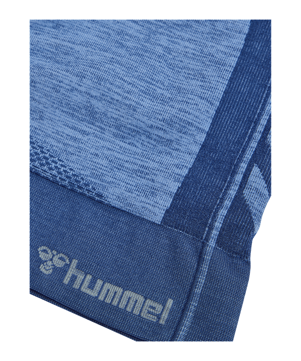 Hummel Mt Shine Seamless Sport-BH Damen Blau F7530 - blau