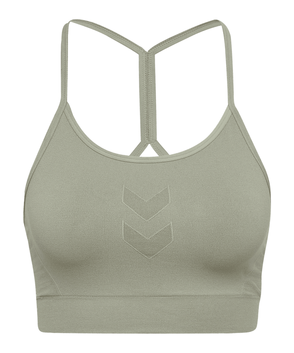 Hummel Hiit Seamless Sport-BH Damen Grün F6092 - gruen