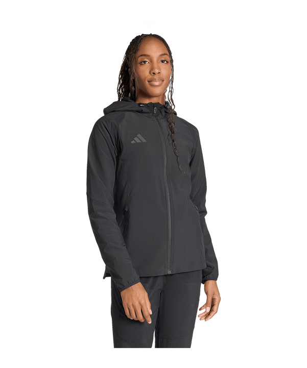 adidas Trivo Travel Windjacke Damen Schwarz - schwarz