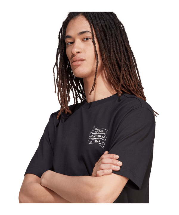 adidas Sportswear Graphic Love T-Shirt Schwarz - schwarz
