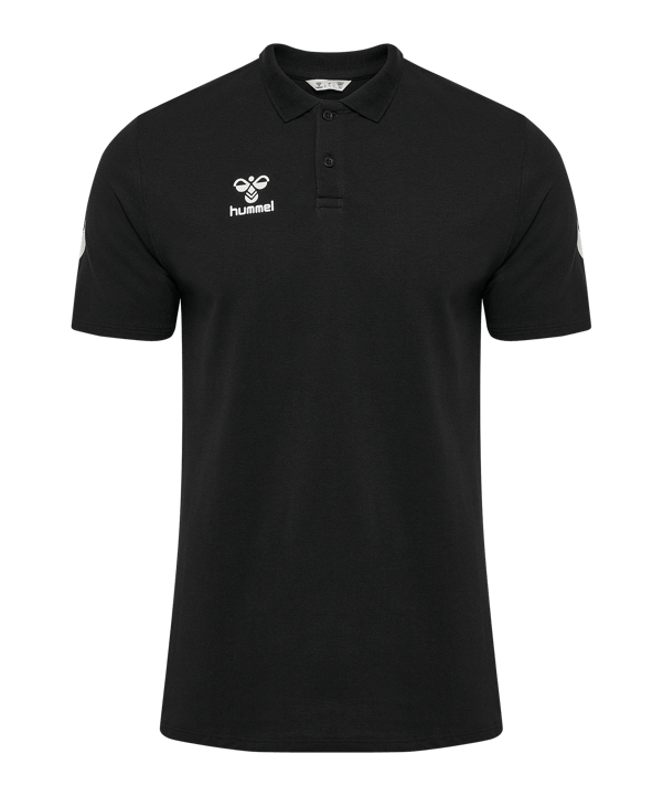 Hummel Go 2.0 Chevron Polo Schwarz F2001 - schwarz