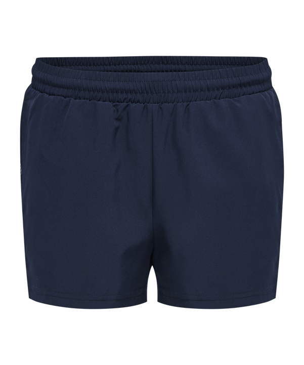 Hummel Move Grid Woven Short Damen Blau F7026