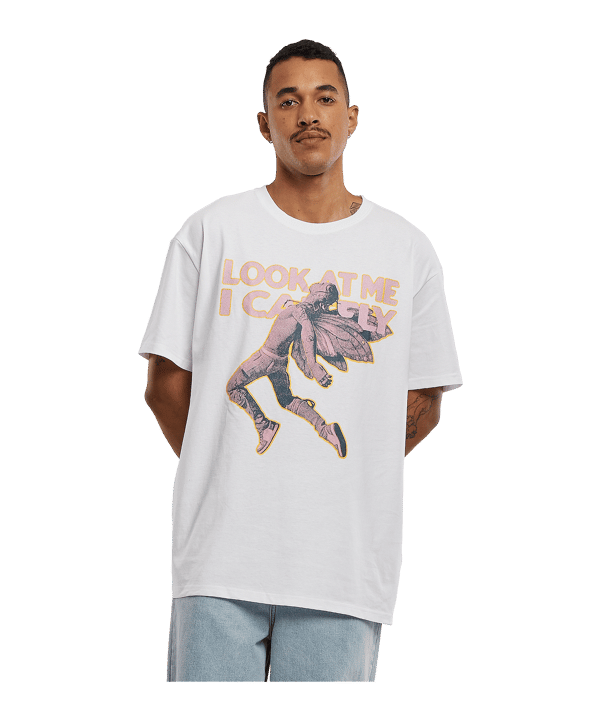 Mister Tee Look Oversized T-Shirt Grün - gruen
