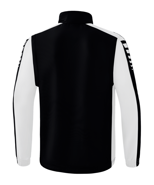 Erima SIX WINGS Jacke abnehmbare Ärmel Weiss - schwarz