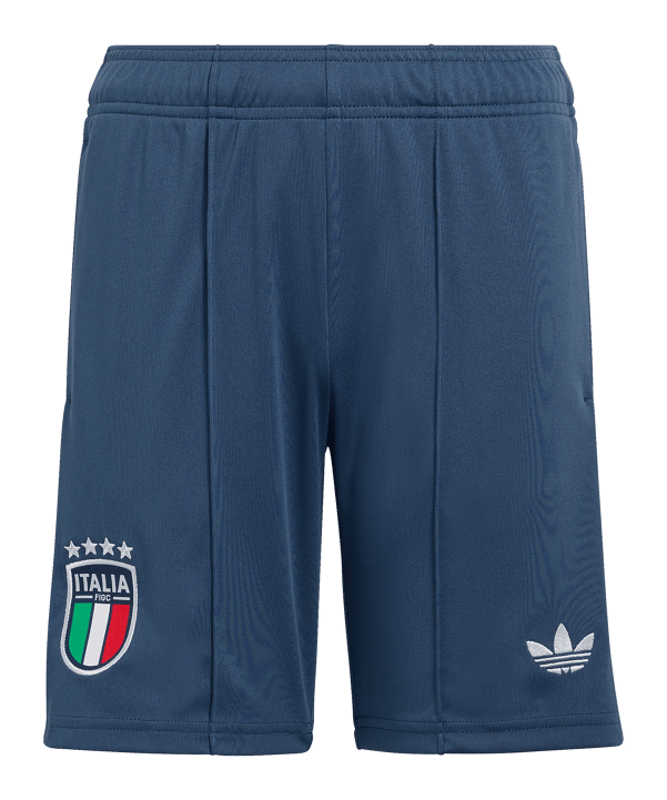 adidas FIGC Italien Short Away WM 2026 Kids Blau - blau