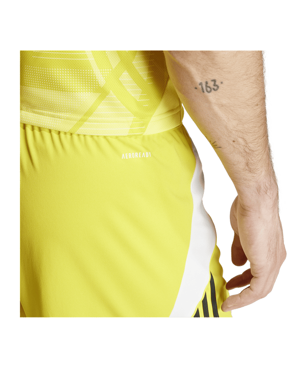 adidas Tiro 24 Short Gelb Weiss - gelb