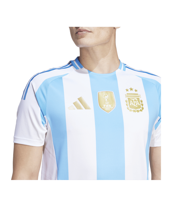 adidas Argentinien Auth. Trikot Home Copa America - weiss