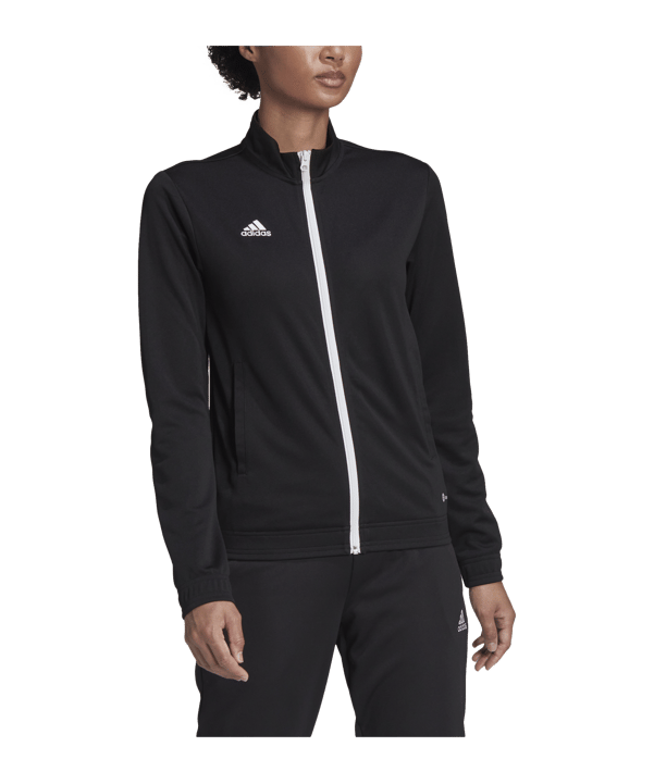 adidas Entrada 22 TK Trainingsjacke Damen Schwarz - schwarz