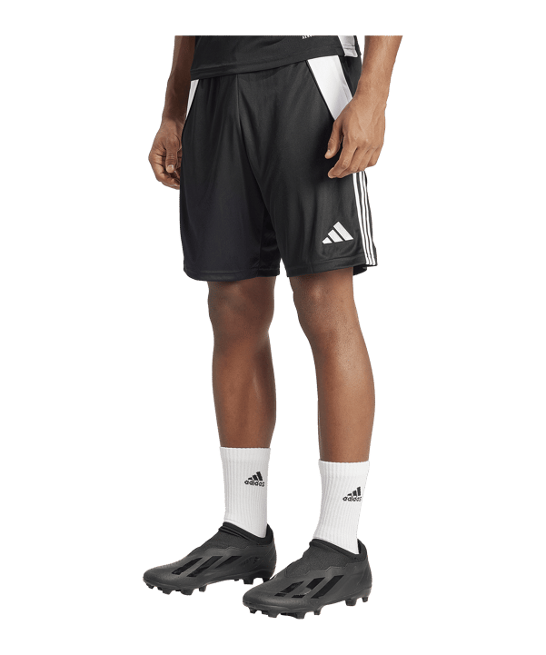 adidas Tiro 24 Trainingsshort Schwarz Weiss - weiss