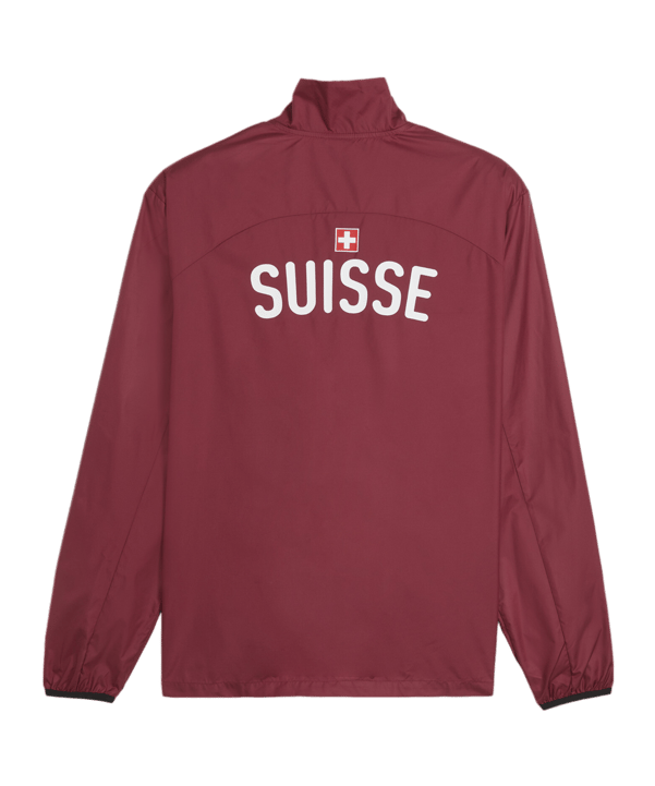 PUMA Schweiz Prematch Jacke EM 2024 Rot F08 - rot