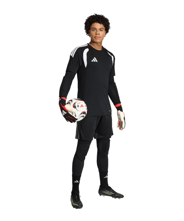 adidas Baselayer Torwarthose Schwarz - schwarz