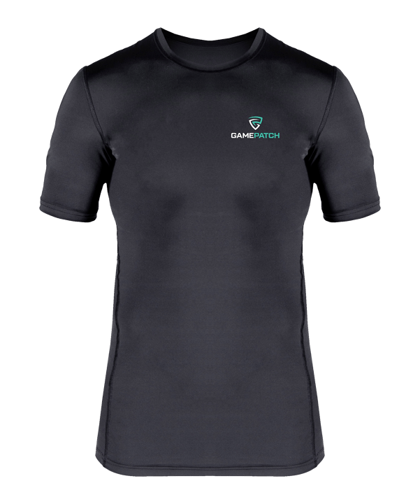 Gamepatch Compressishirt Hemd Schwarz - schwarz
