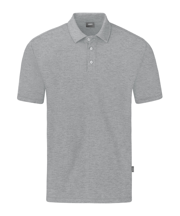 Jako Organic Stretch Polo Shirt Grau F520 - grau