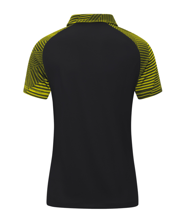 JAKO Performance Poloshirt Damen Schwarz Gelb F808 - schwarz